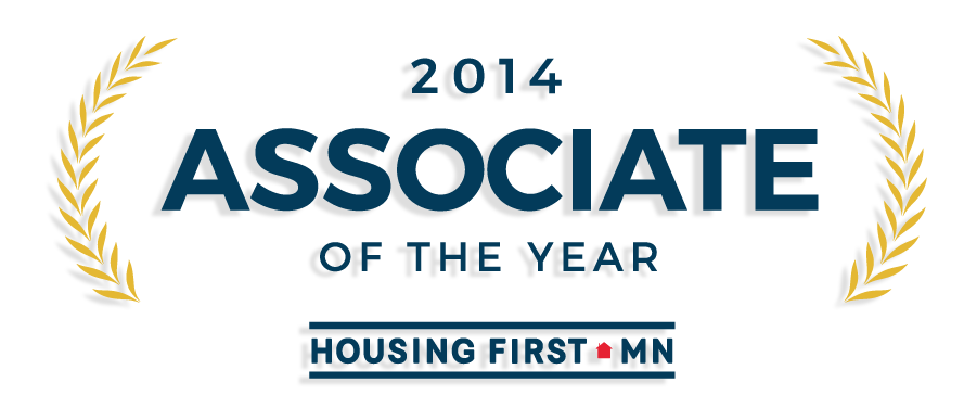 Housing First Minnesota Associate of the Year award 2014